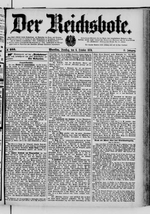 Der Reichsbote on Oct 6, 1874