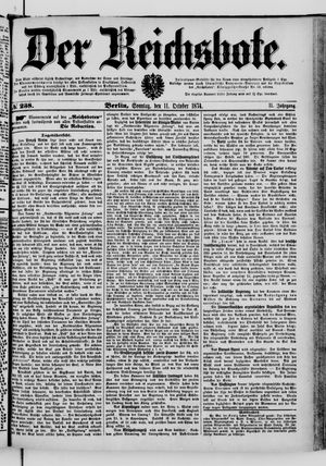 Der Reichsbote on Oct 11, 1874