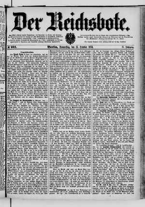 Der Reichsbote vom 15.10.1874