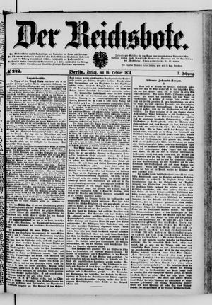 Der Reichsbote on Oct 16, 1874