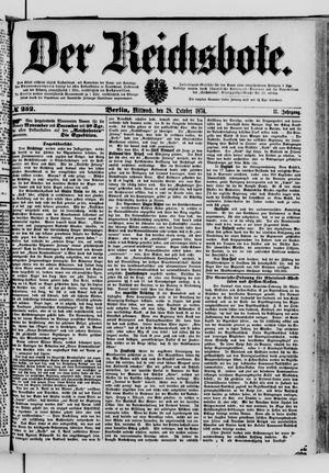 Der Reichsbote vom 28.10.1874