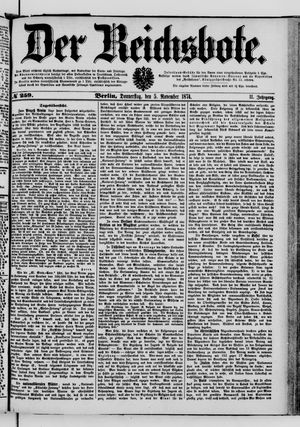 Der Reichsbote vom 05.11.1874