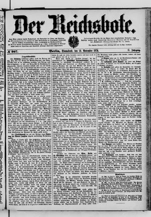 Der Reichsbote vom 14.11.1874