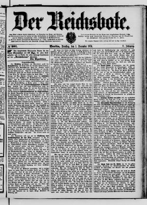 Der Reichsbote on Dec 1, 1874