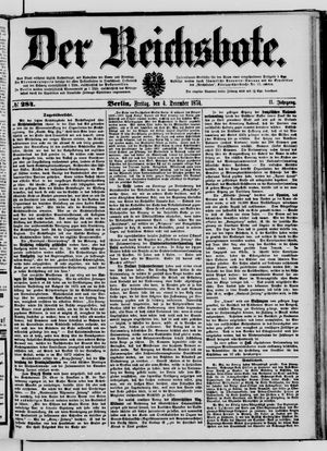 Der Reichsbote vom 04.12.1874