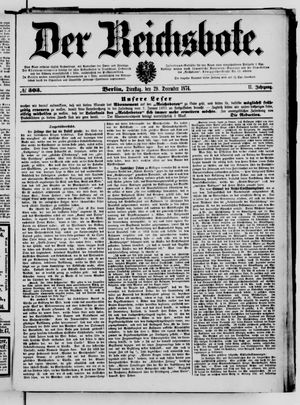 Der Reichsbote on Dec 29, 1874