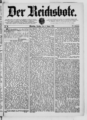 Der Reichsbote on Jan 5, 1875