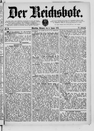 Der Reichsbote vom 06.01.1875