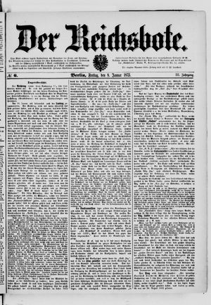 Der Reichsbote on Jan 8, 1875