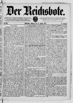 Der Reichsbote on Jan 17, 1875