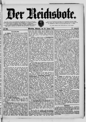 Der Reichsbote vom 20.01.1875