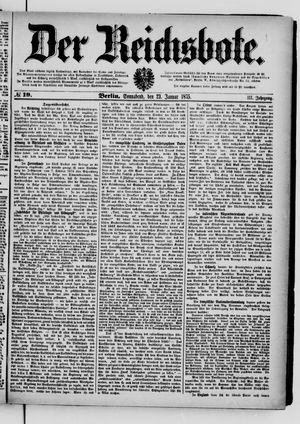 Der Reichsbote vom 23.01.1875