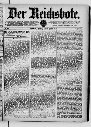 Der Reichsbote vom 24.01.1875