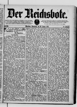Der Reichsbote on Jan 30, 1875