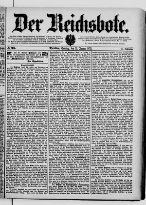 Der Reichsbote vom 31.01.1875