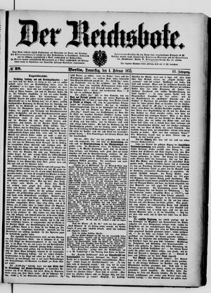 Der Reichsbote on Feb 4, 1875