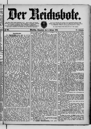 Der Reichsbote on Feb 6, 1875