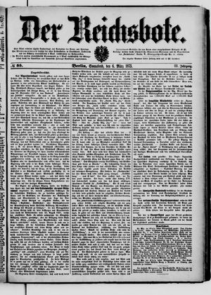 Der Reichsbote vom 06.03.1875