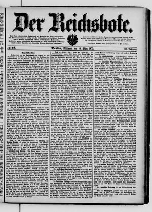 Der Reichsbote vom 10.03.1875