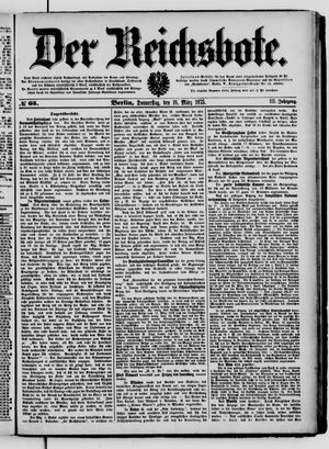 Der Reichsbote vom 18.03.1875