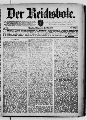 Der Reichsbote vom 24.03.1875