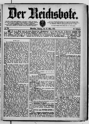 Der Reichsbote vom 28.03.1875