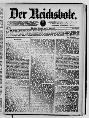 Der Reichsbote vom 31.03.1875