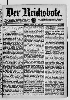 Der Reichsbote vom 04.04.1875