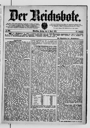 Der Reichsbote vom 09.04.1875