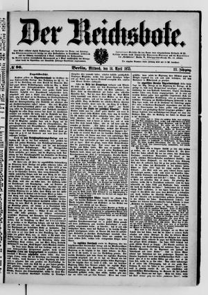 Der Reichsbote on Apr 14, 1875