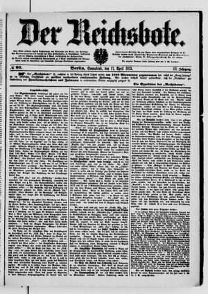 Der Reichsbote vom 17.04.1875