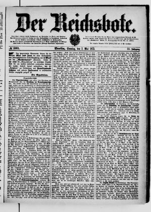 Der Reichsbote on May 2, 1875