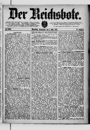 Der Reichsbote vom 08.05.1875