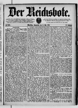 Der Reichsbote vom 15.05.1875