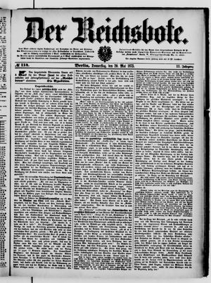 Der Reichsbote vom 20.05.1875