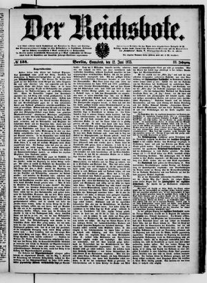 Der Reichsbote vom 12.06.1875