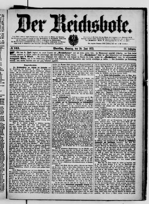 Der Reichsbote vom 20.06.1875