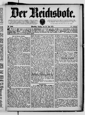 Der Reichsbote on Jun 29, 1875