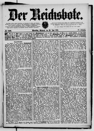 Der Reichsbote on Jun 30, 1875