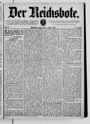 Der Reichsbote on Jan 7, 1876