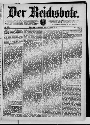 Der Reichsbote vom 22.01.1876