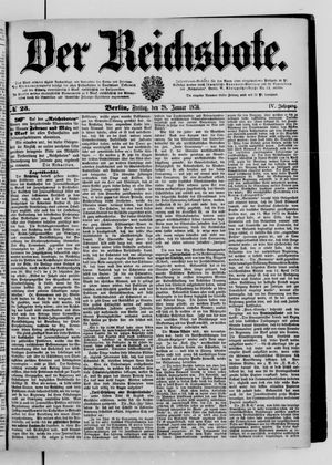 Der Reichsbote vom 28.01.1876