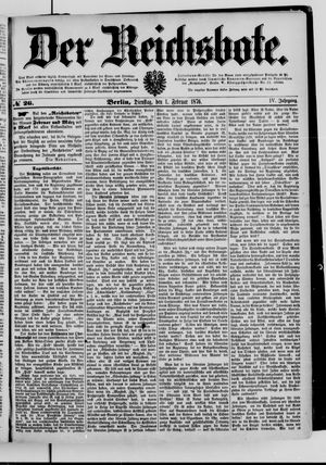 Der Reichsbote on Feb 1, 1876