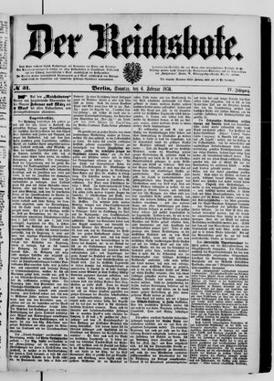 Der Reichsbote vom 06.02.1876