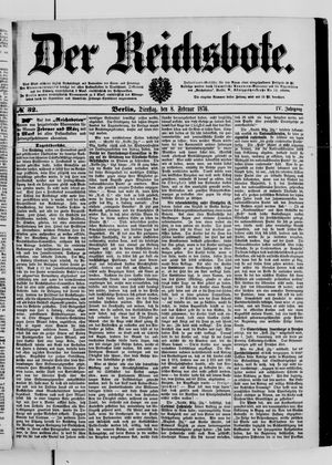 Der Reichsbote on Feb 8, 1876