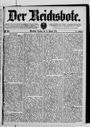 Der Reichsbote on Feb 15, 1876