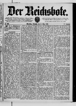 Der Reichsbote on Mar 15, 1876