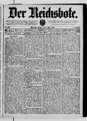 Der Reichsbote vom 17.03.1876