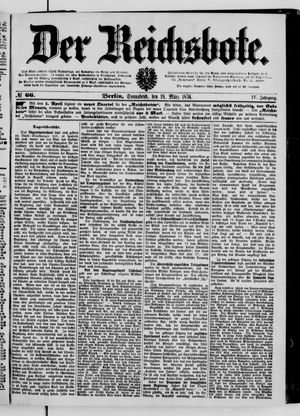 Der Reichsbote vom 18.03.1876