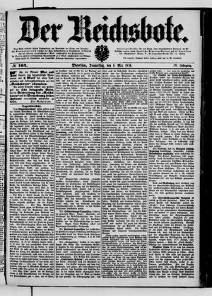 Der Reichsbote vom 04.05.1876